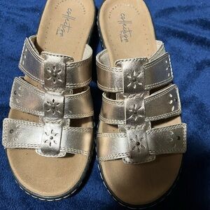 Clarks Gold Women's Sandals